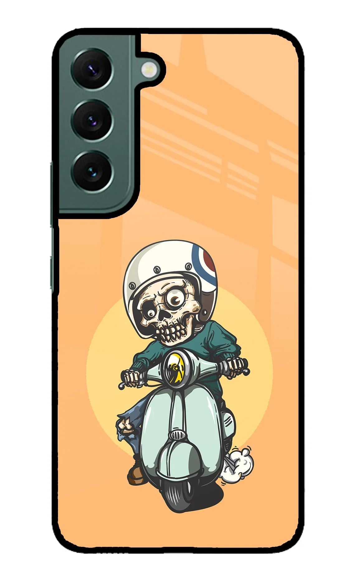 Undead Biker Samsung S22 Plus Glass Case