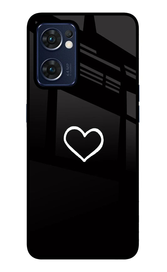 Heart Oppo Reno7 5G Back Cover