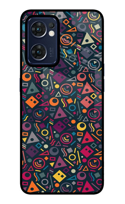Geometric Abstract Oppo Reno7 5G Back Cover