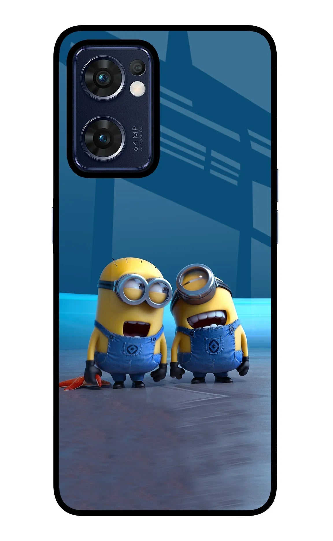 Minion Laughing Oppo Reno7 5G Back Cover