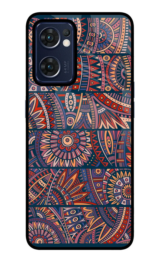 African Culture Design Oppo Reno7 5G Back Cover