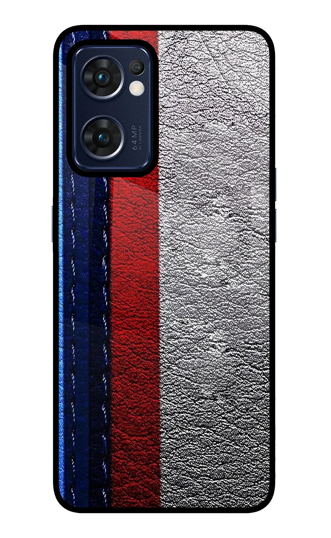 BMW Stripes Oppo Reno7 5G Glass Case