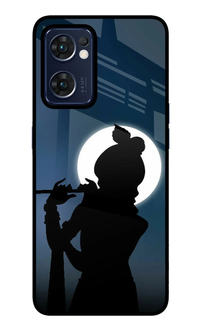 Shri Krishna Silhouette Oppo Reno7 5G Back Cover