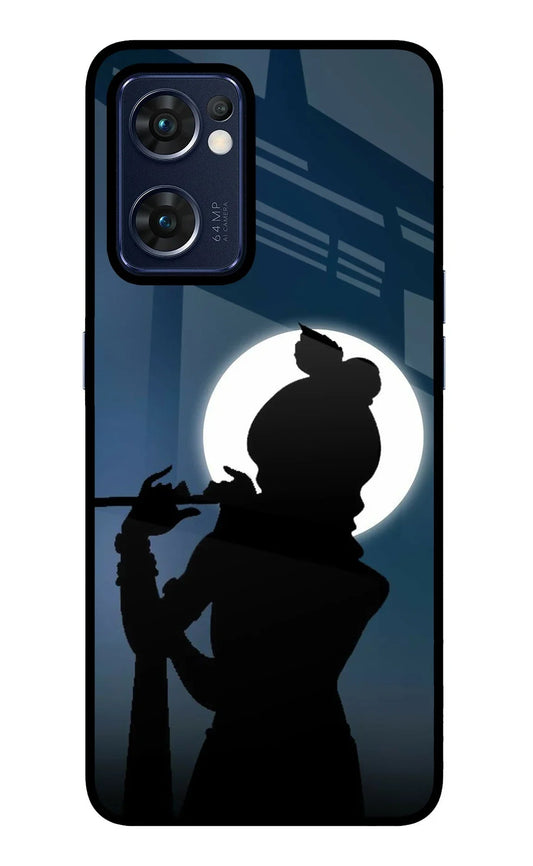 Shri Krishna Silhouette Oppo Reno7 5G Back Cover