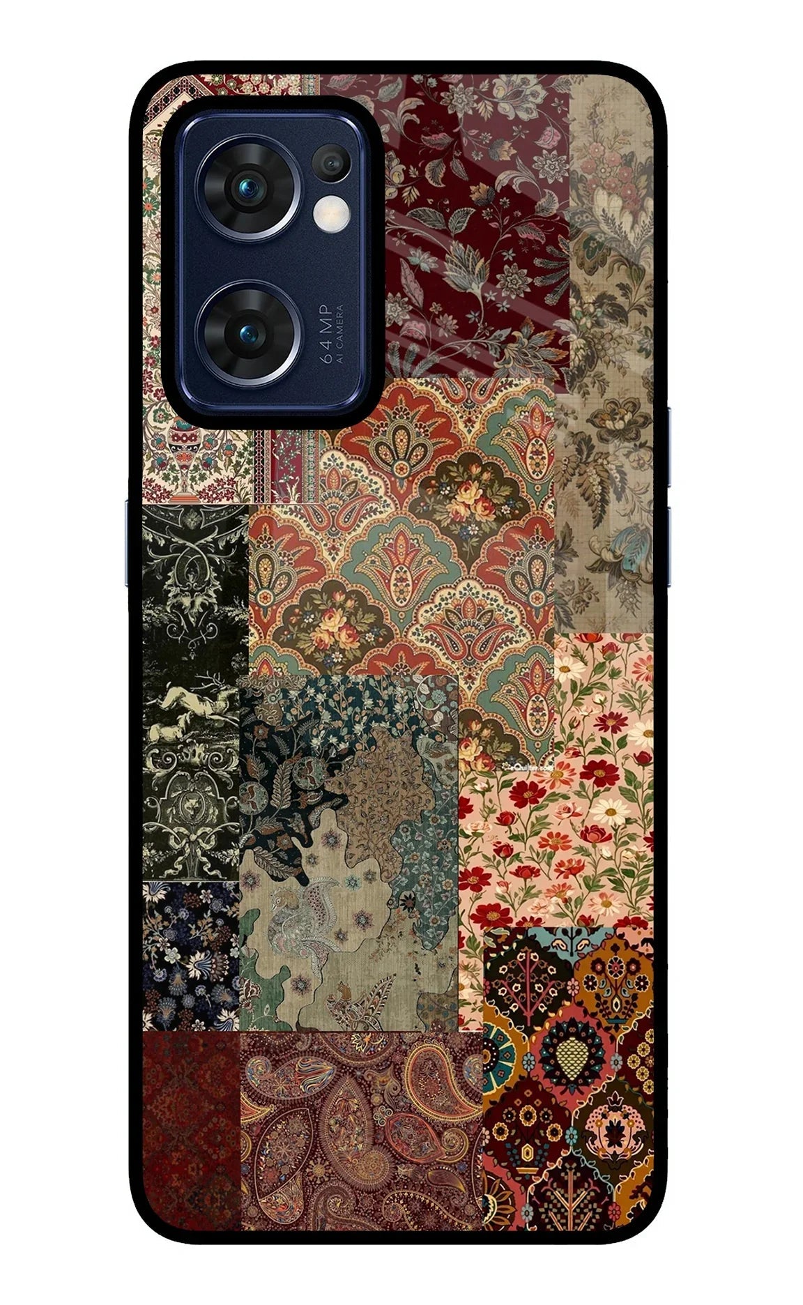 Desi Print Oppo Reno7 5G Glass Case