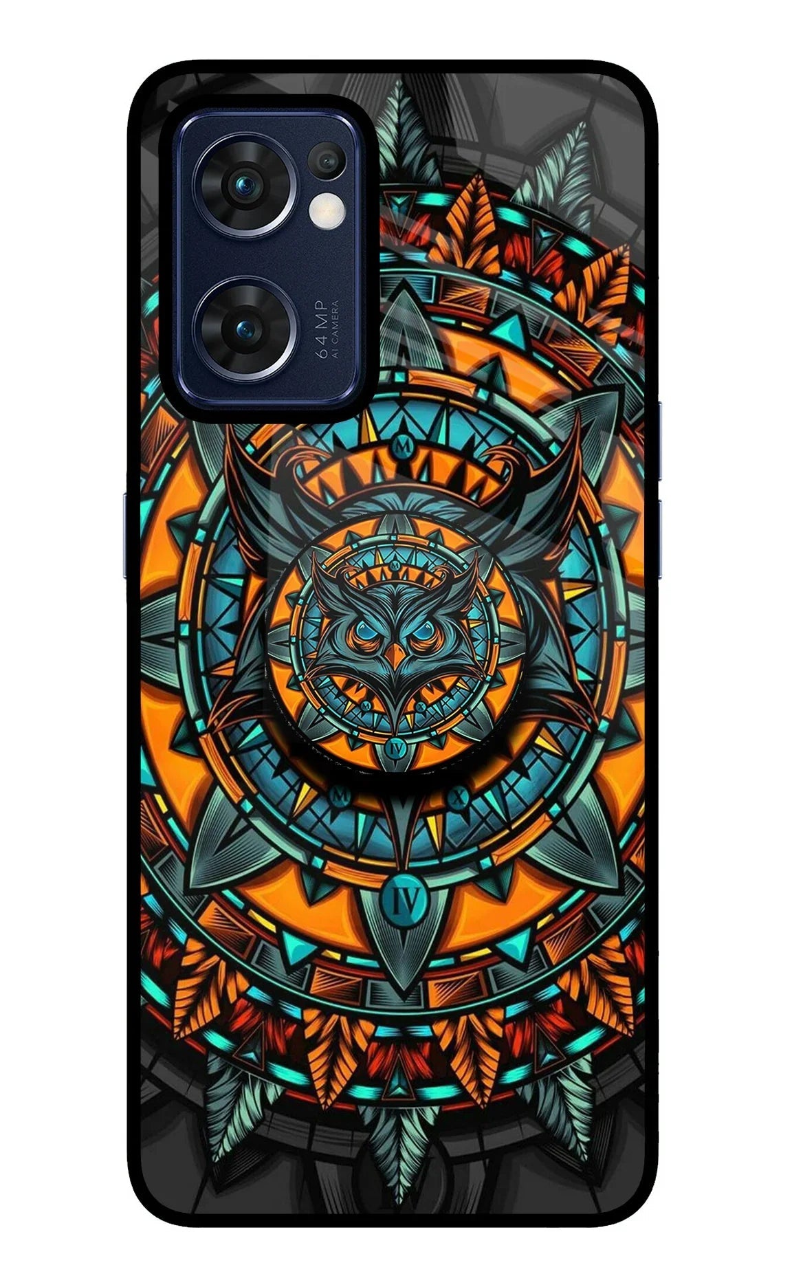 Angry Owl Oppo Reno7 5G Pop Case