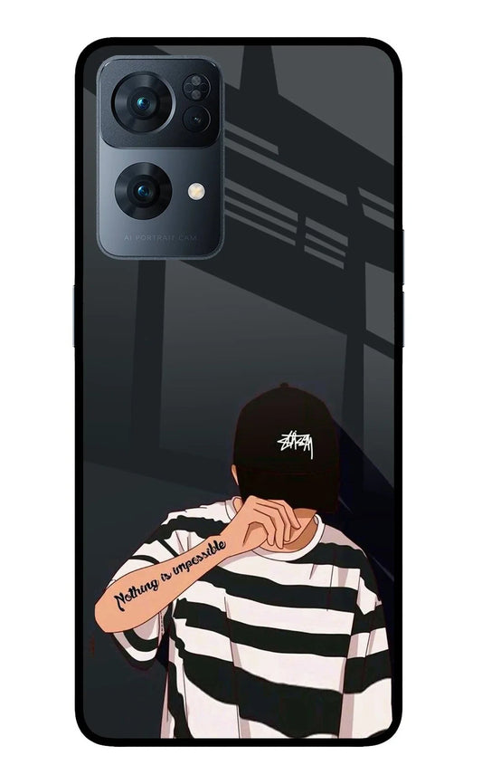 Aesthetic Boy Oppo Reno7 Pro 5G Back Cover