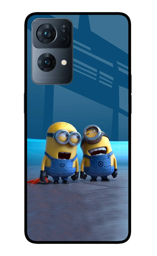 Minion Laughing Oppo Reno7 Pro 5G Back Cover