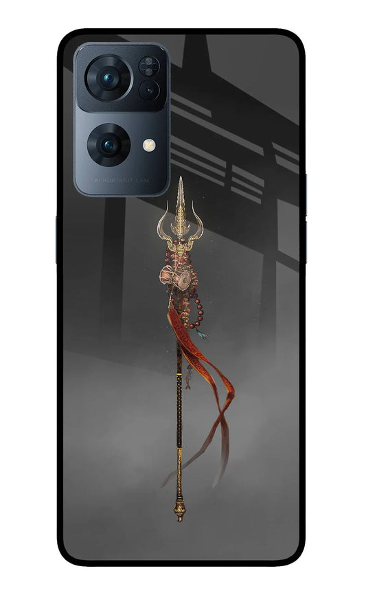 Shiv Trishul Oppo Reno7 Pro 5G Glass Case