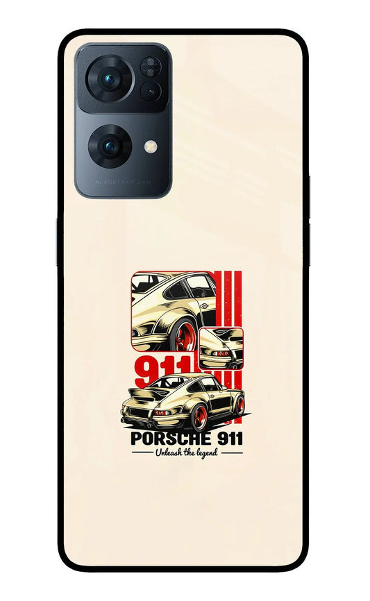 Classic Porsche 911 Oppo Reno7 Pro 5G Glass Case
