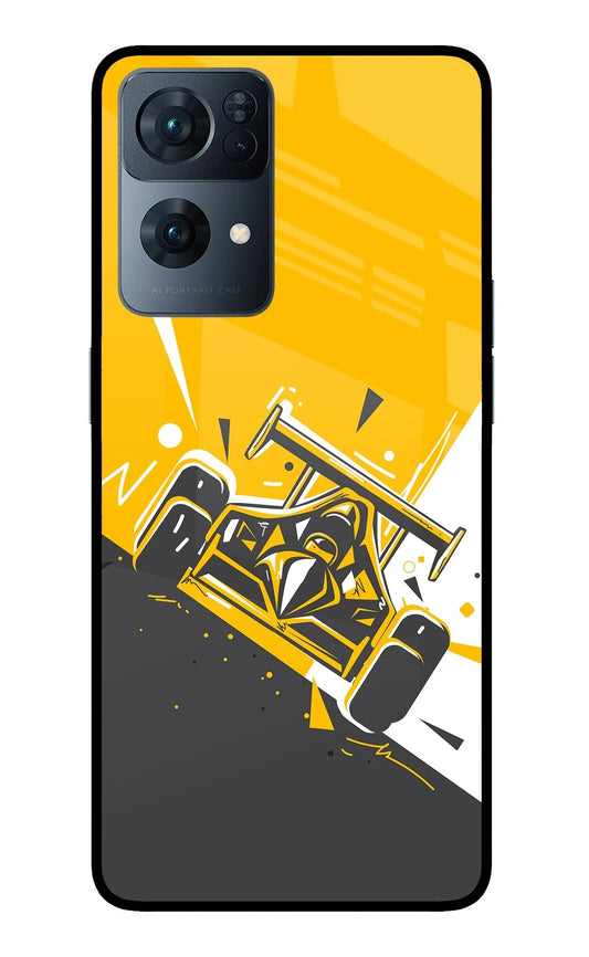 Track King Oppo Reno7 Pro 5G Glass Case