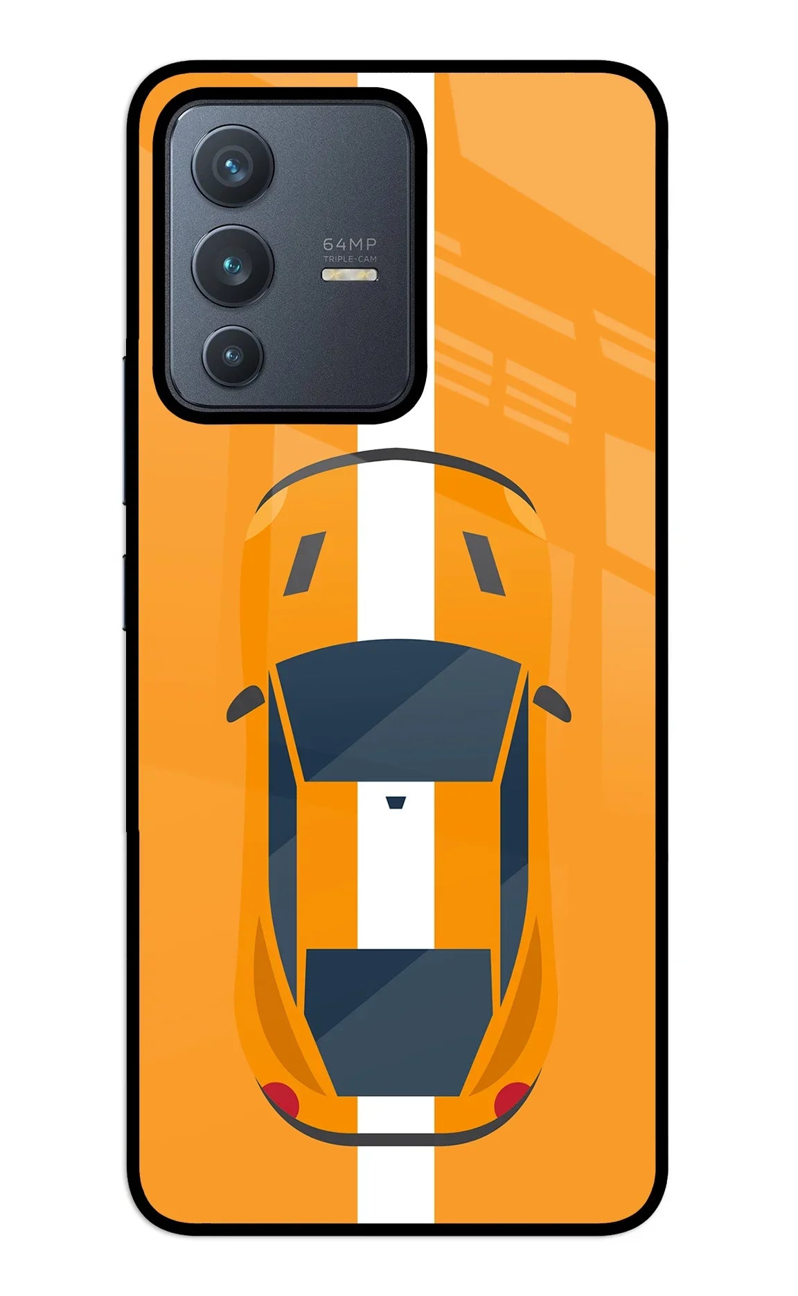 Highway Pursuit Vivo V23 5G Glass Case