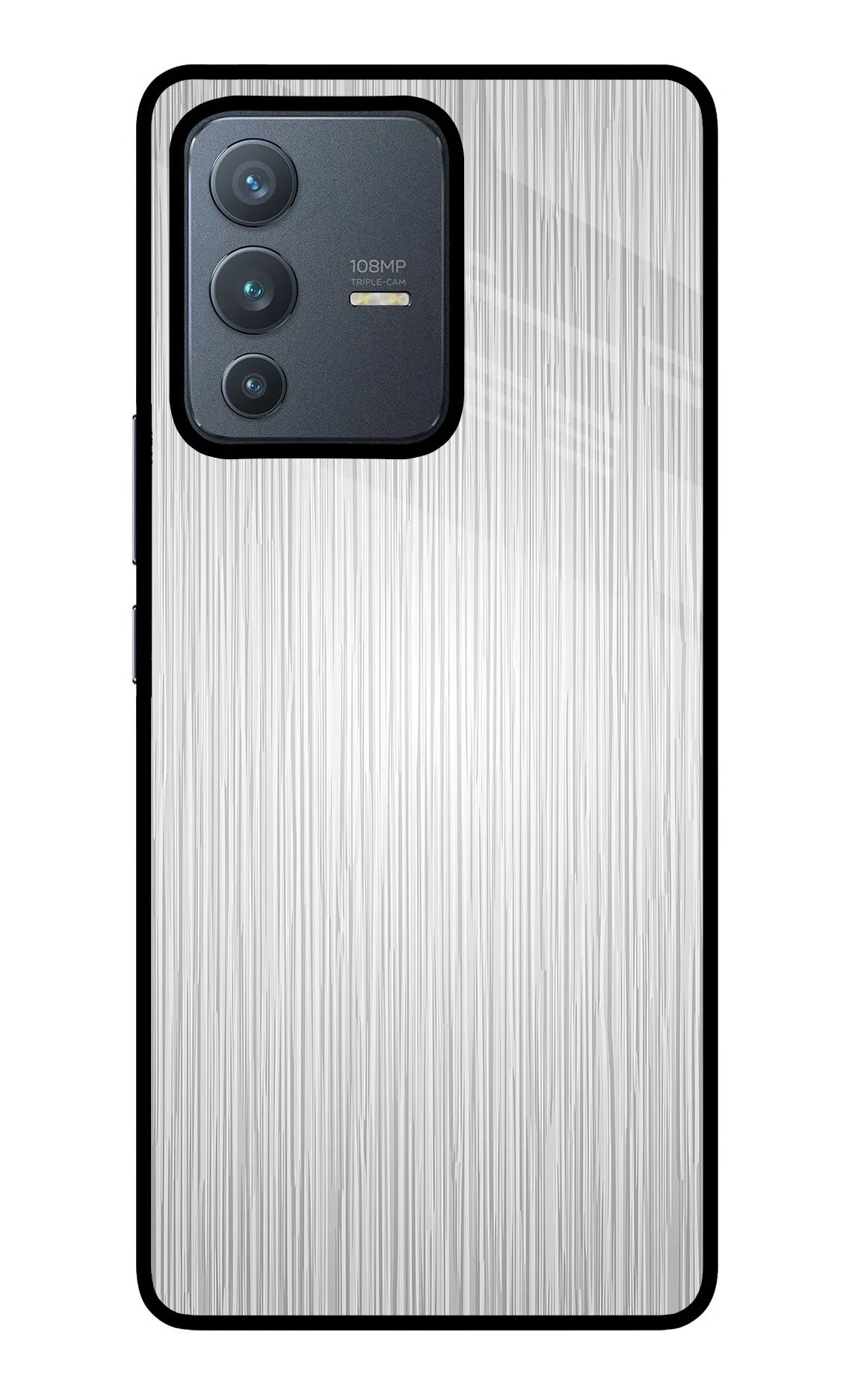 Wooden Grey Texture Vivo V23 Pro 5G Glass Case