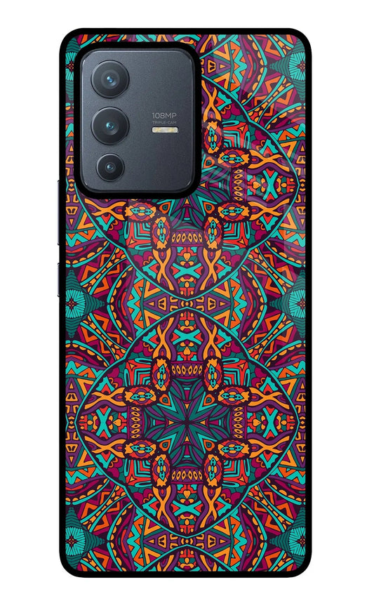 Colour Mandala Vivo V23 Pro 5G Glass Case