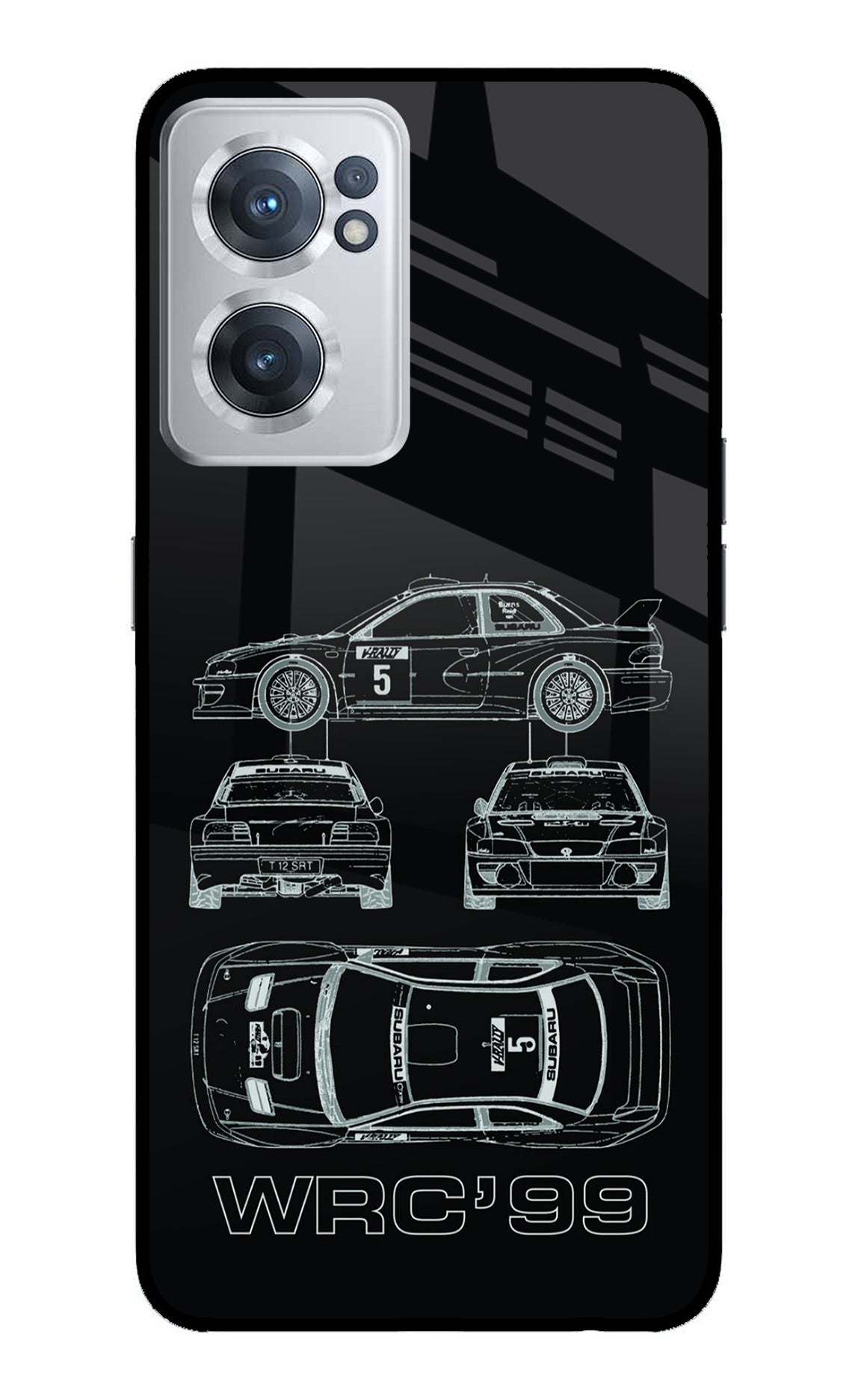 WRC'99 OnePlus Nord CE 2 5G Glass Case