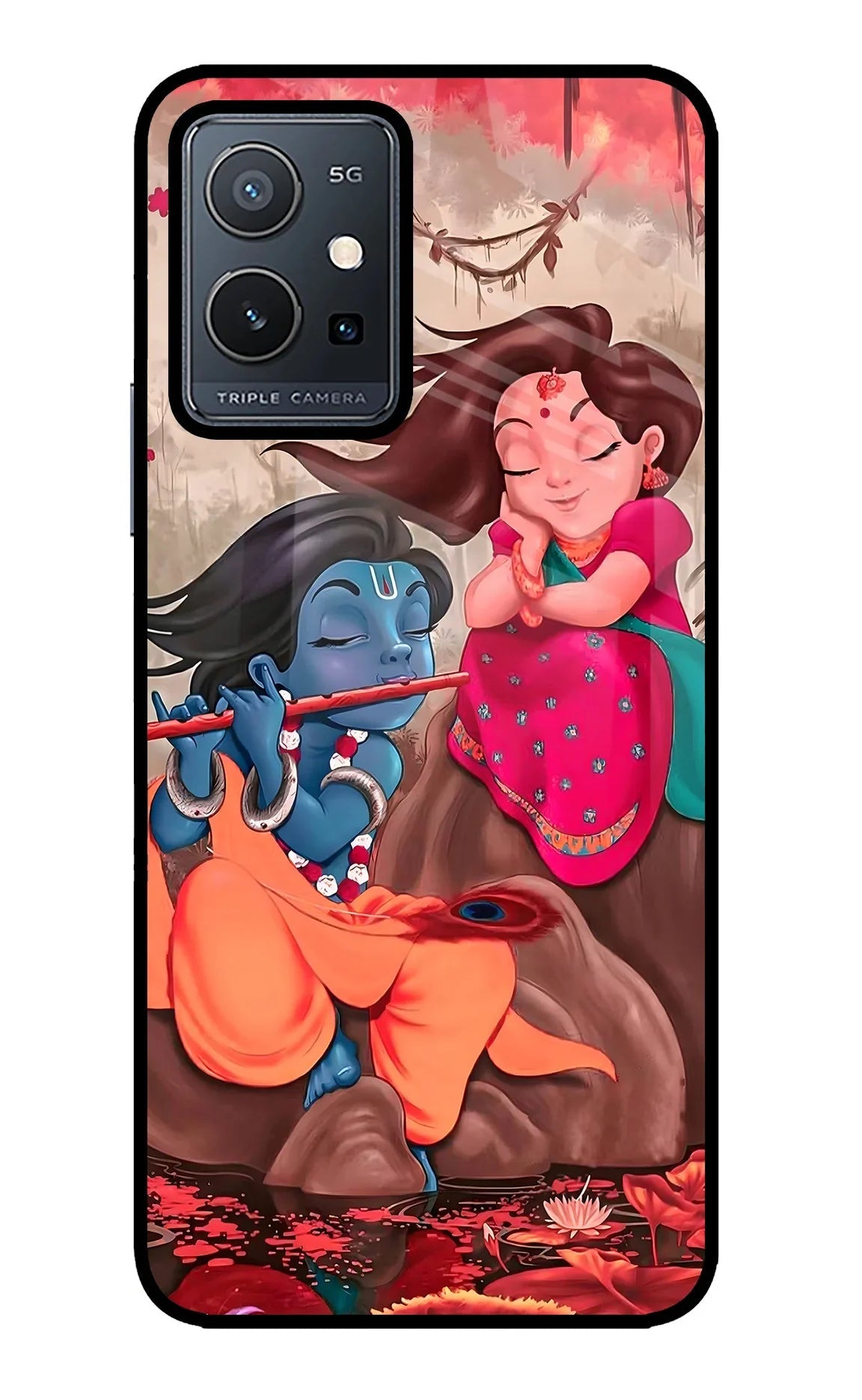 Radhe Krishna Vivo Y75 5G/Vivo T1 5G Back Cover