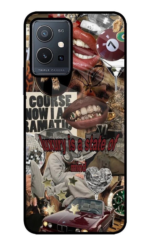 Luxury Vivo Y75 5G/Vivo T1 5G Glass Case