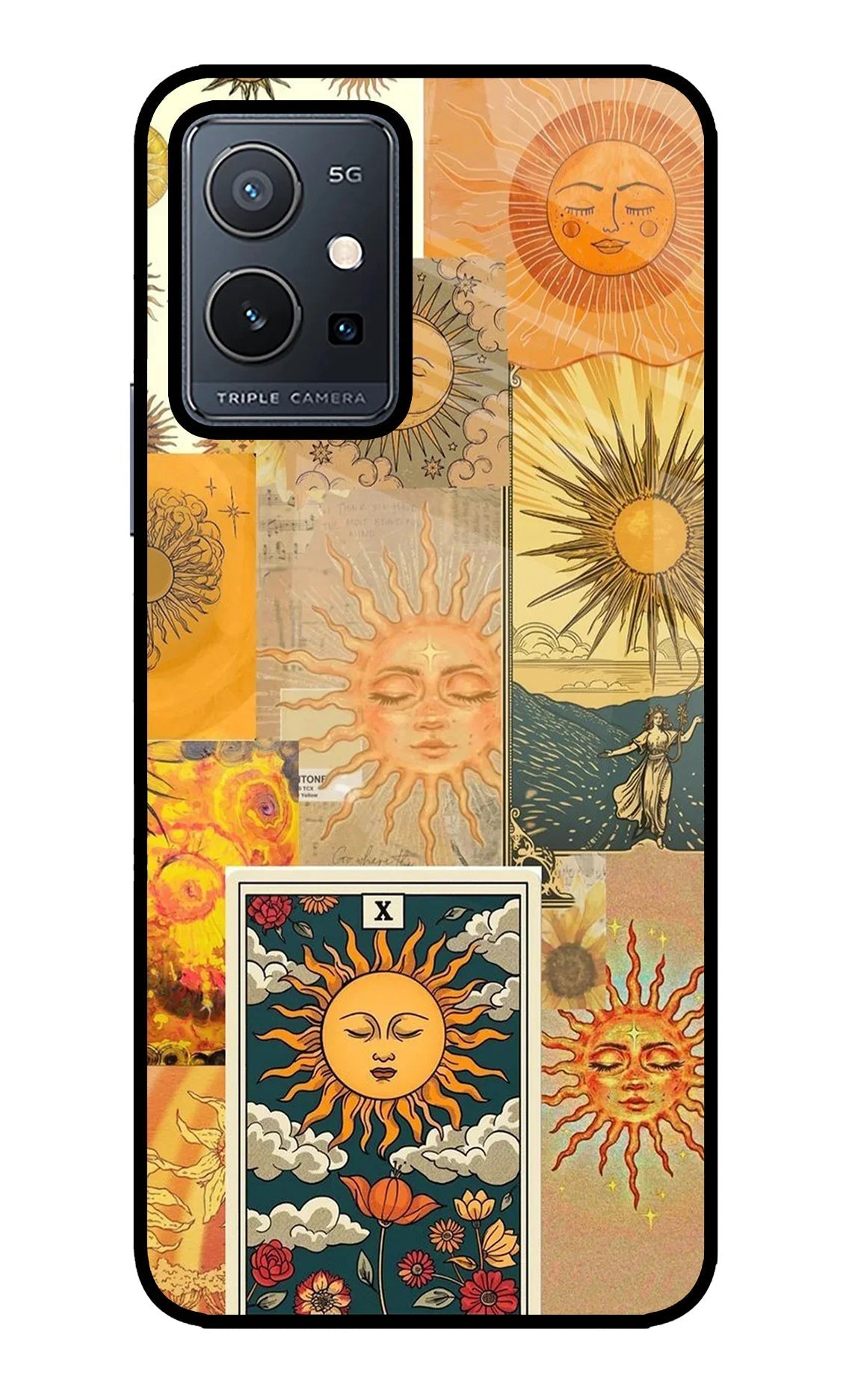 Sun Vivo Y75 5G/Vivo T1 5G Glass Case