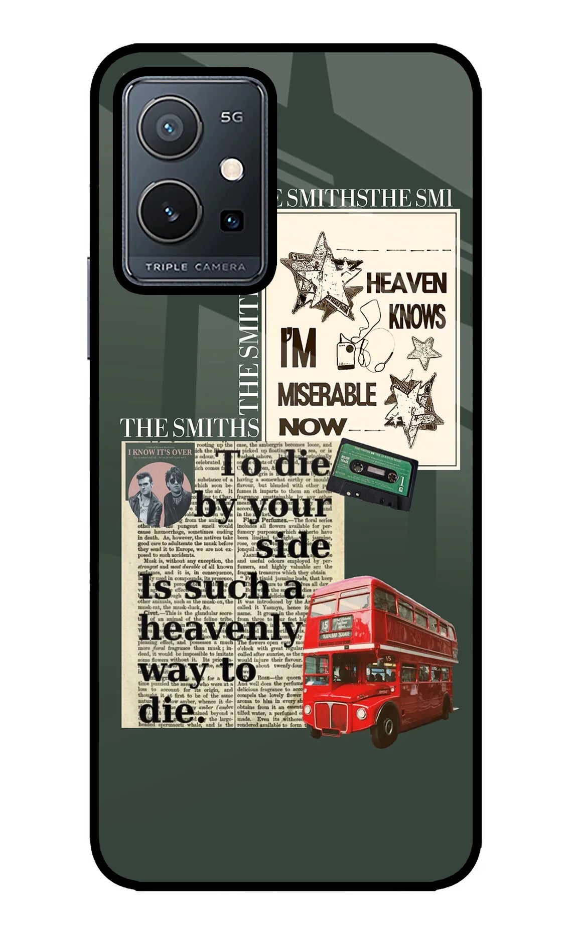 The Smiths Vivo Y75 5G/Vivo T1 5G Glass Case