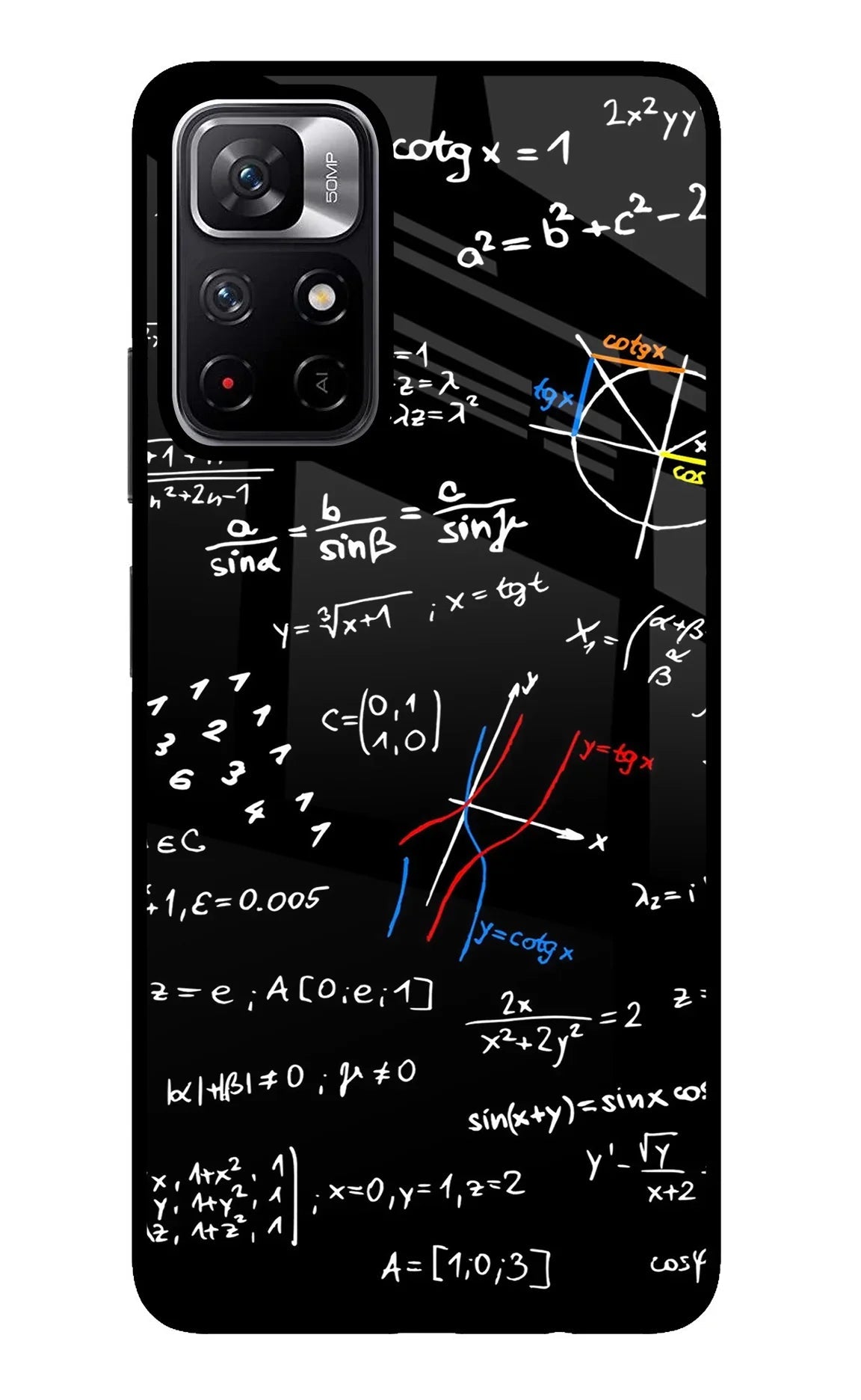 Mathematics Formula Poco M4 Pro 5G Back Cover