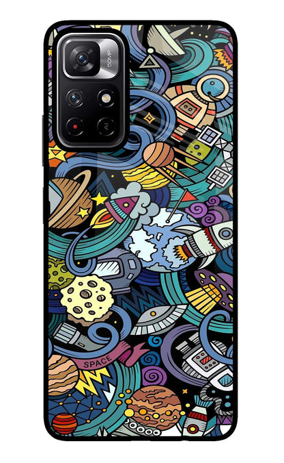 Space Abstract Poco M4 Pro 5G Back Cover