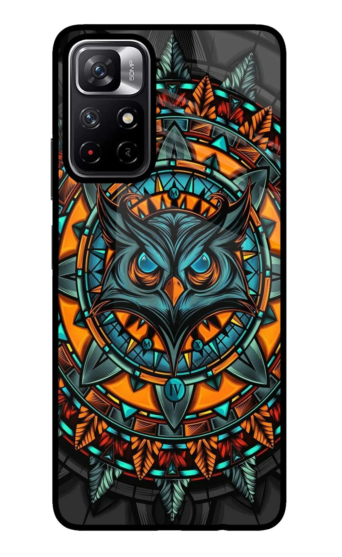 Angry Owl Art Poco M4 Pro 5G Back Cover