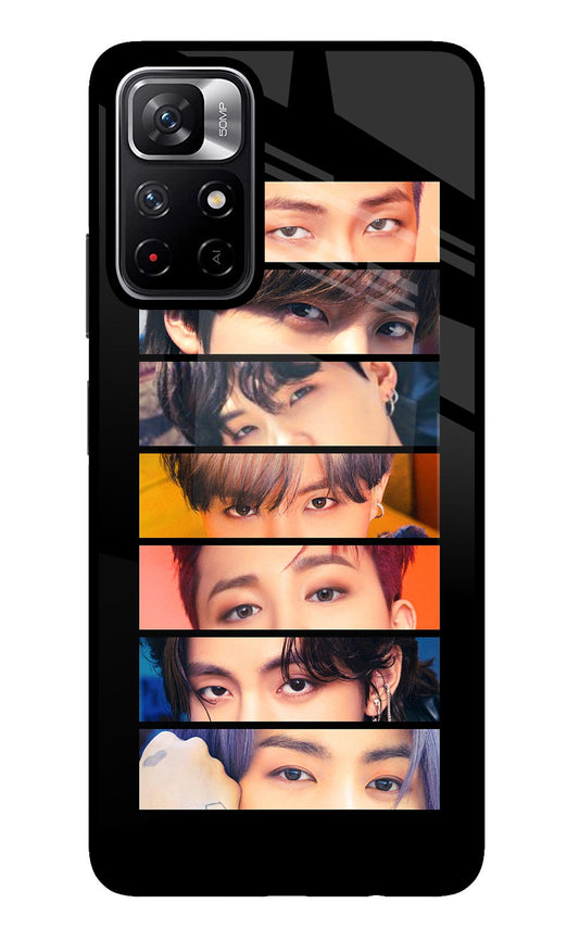 BTS Eyes Poco M4 Pro 5G Glass Case