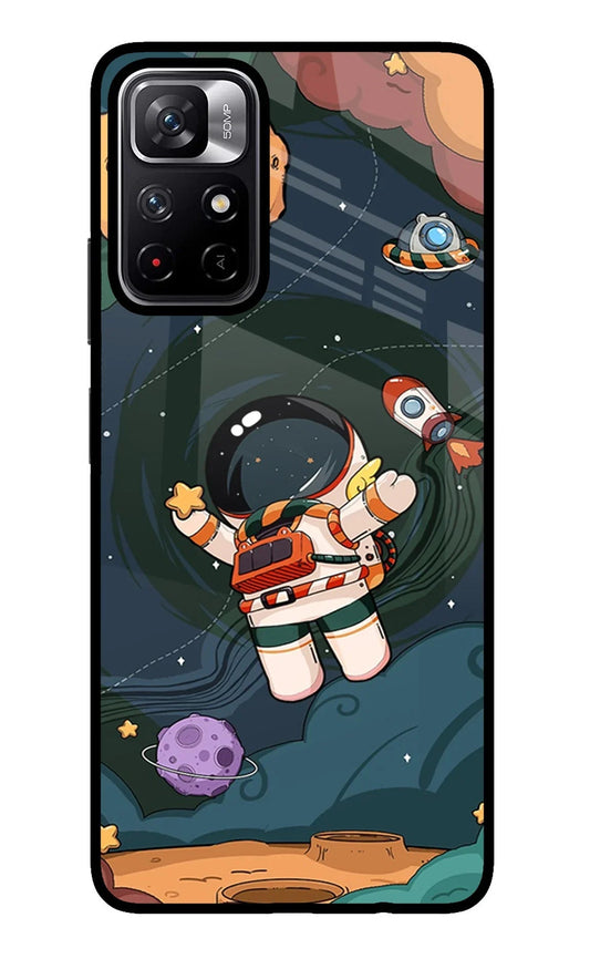 Cartoon Astronaut Poco M4 Pro 5G Back Cover