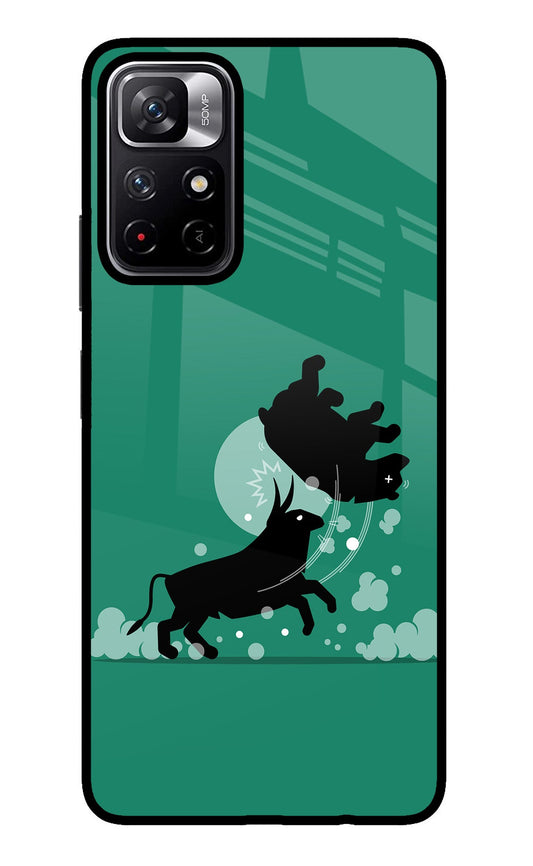 Bull Conqueror Poco M4 Pro 5G Glass Case