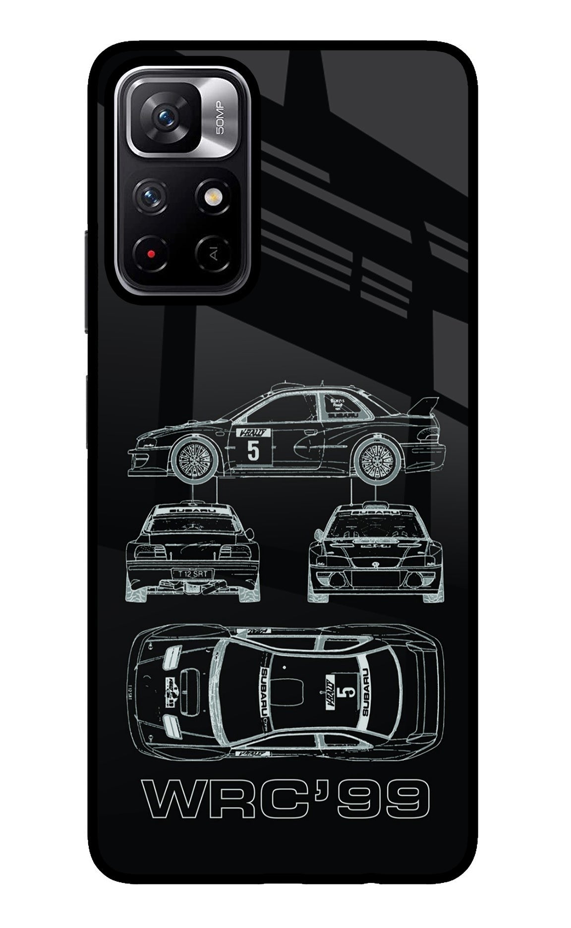 WRC'99 Poco M4 Pro 5G Glass Case