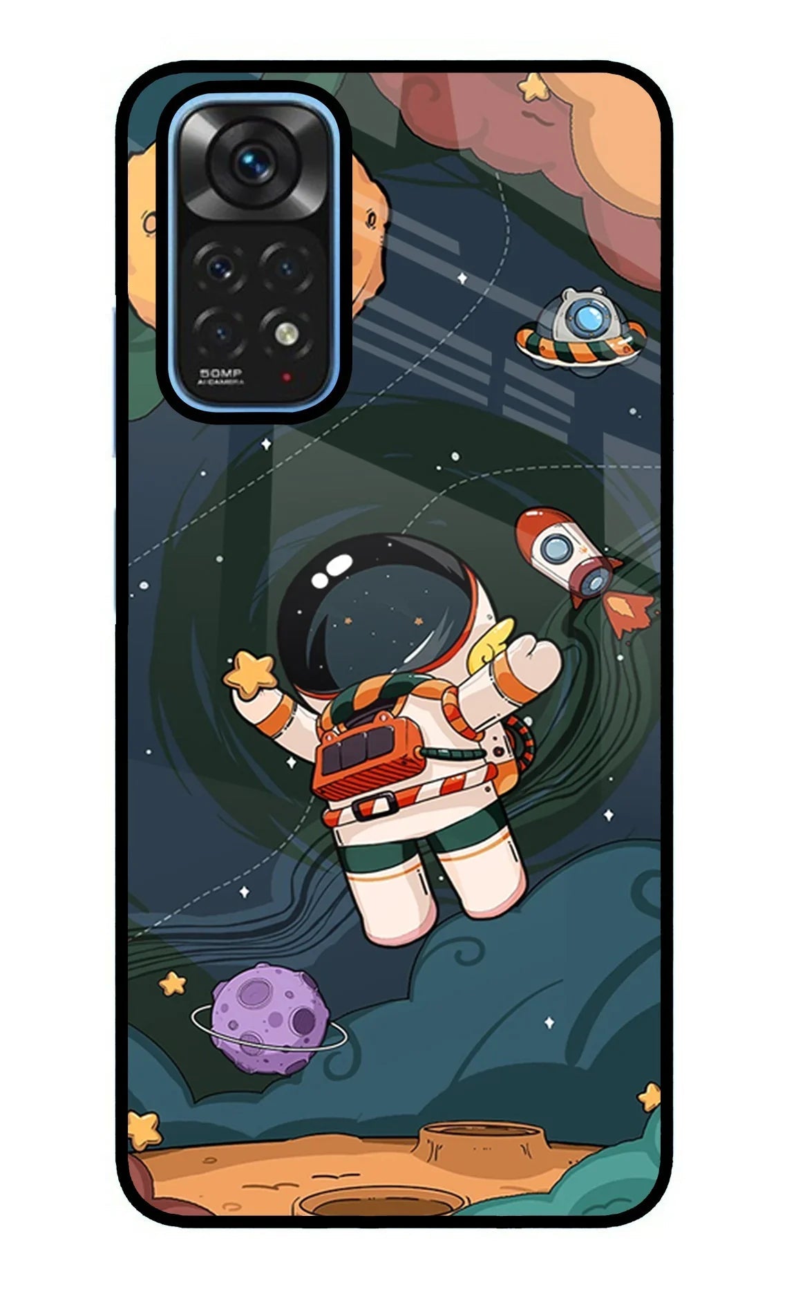 Cartoon Astronaut Redmi Note 11/11S Back Cover