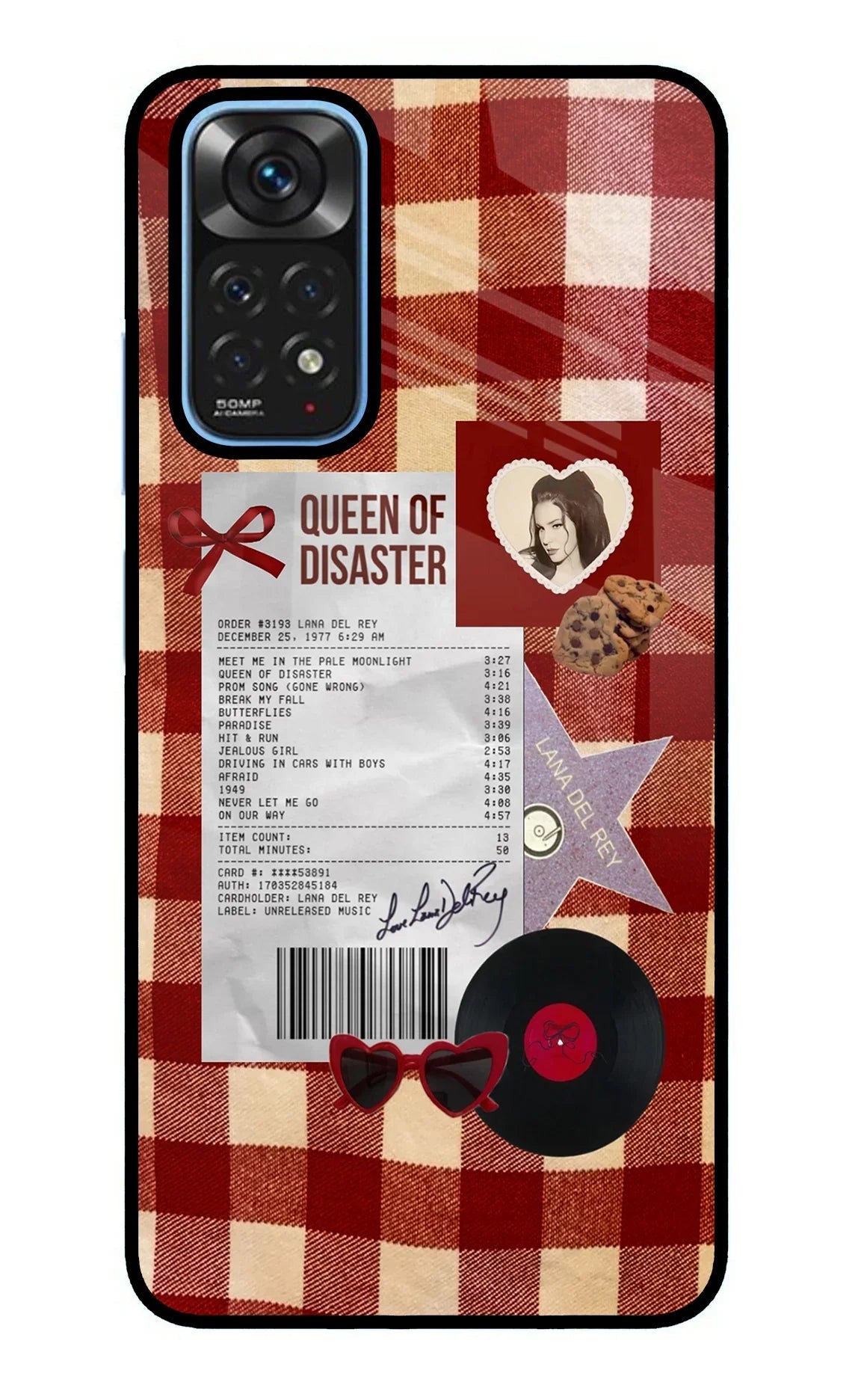 Queen of Disaster Redmi Note 11/11S Glass Case