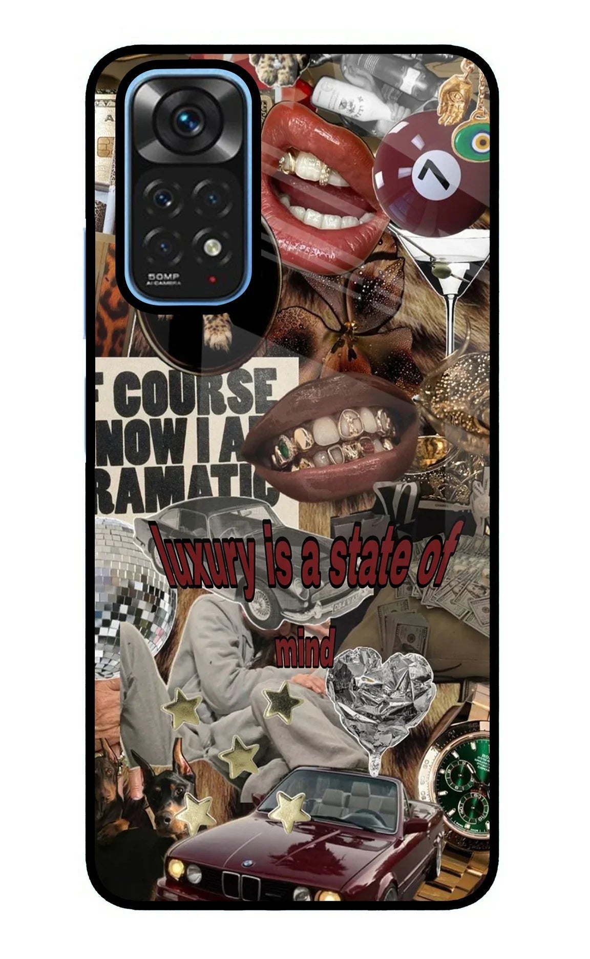 Luxury Redmi Note 11/11S Glass Case