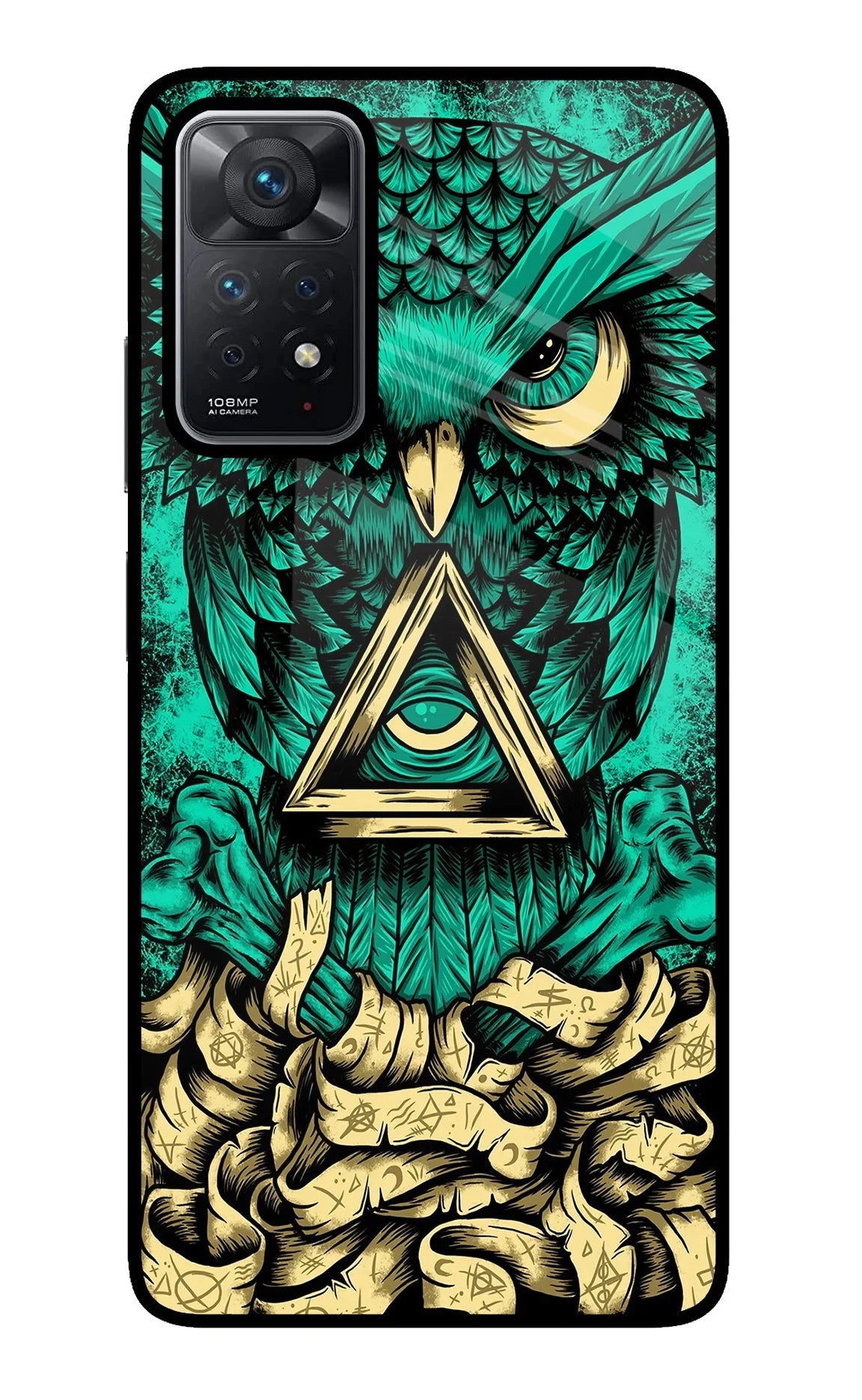 Green Owl Redmi Note 11 Pro Back Cover