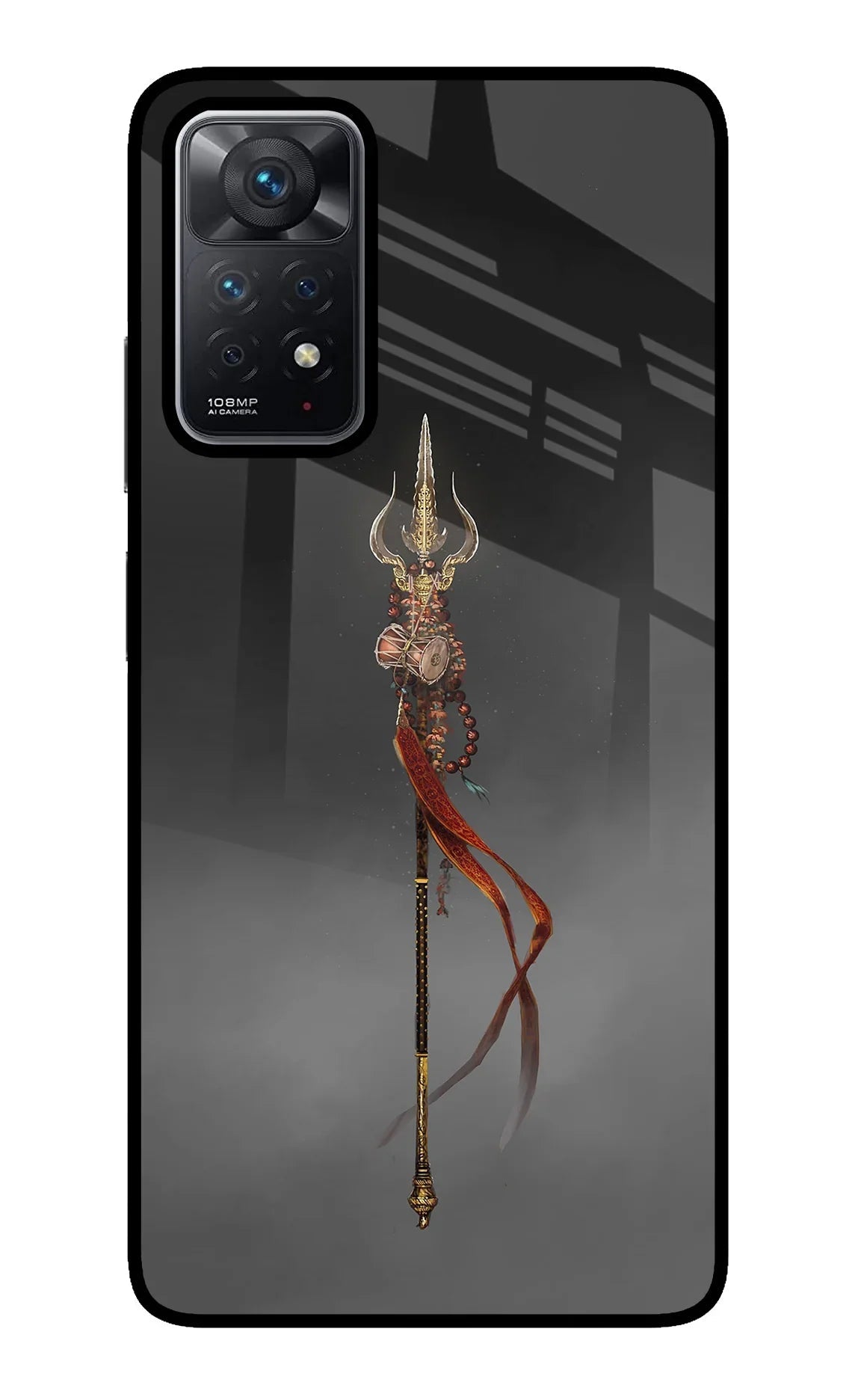 Shiv Trishul Redmi Note 11 Pro Glass Case