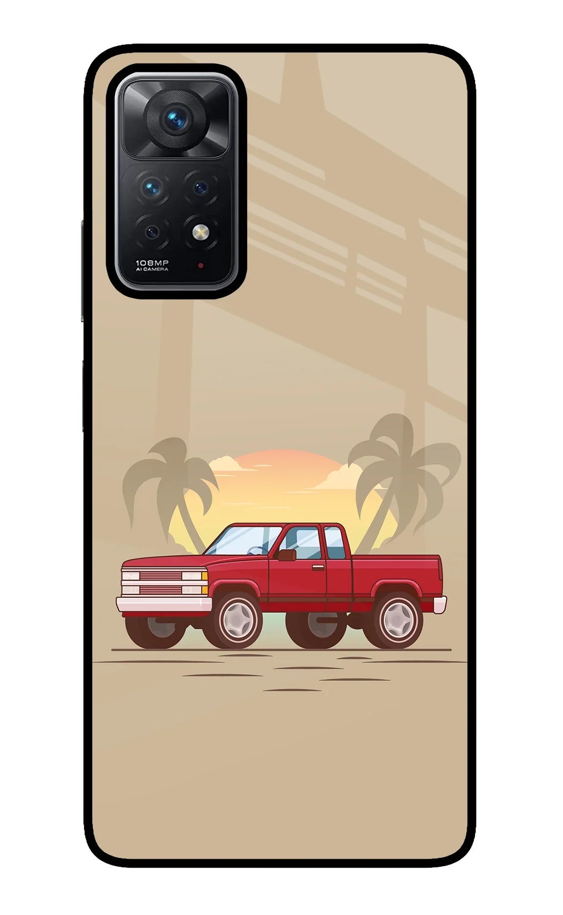 Desert Classic Drive Redmi Note 11 Pro Glass Case