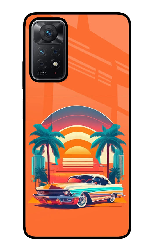 Palm Drive 80s Redmi Note 11 Pro Glass Case