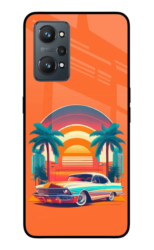 Palm Drive 80s Realme GT 2 5G Glass Case