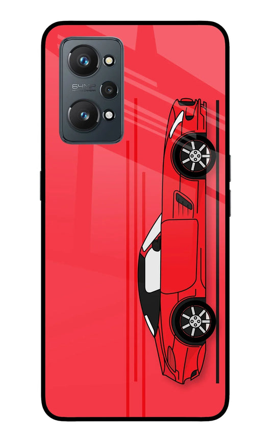Red Velocity Realme GT 2 5G Glass Case