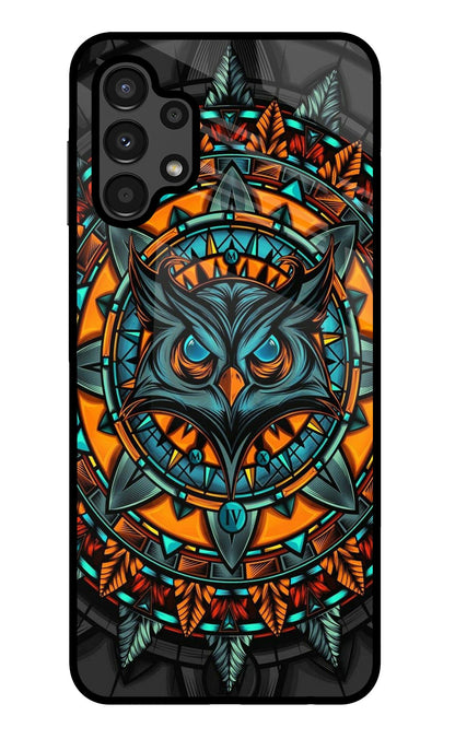 Angry Owl Art Samsung A13 4G Back Cover