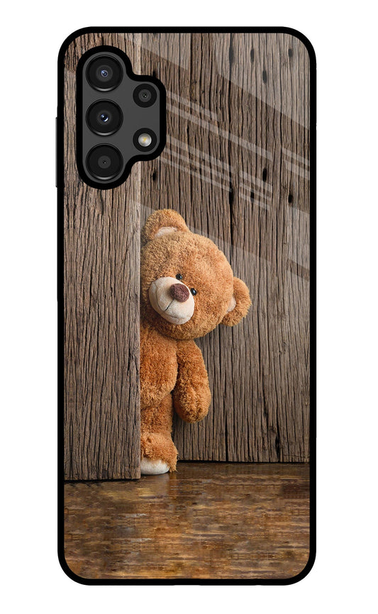 Teddy Wooden Samsung A13 4G Back Cover
