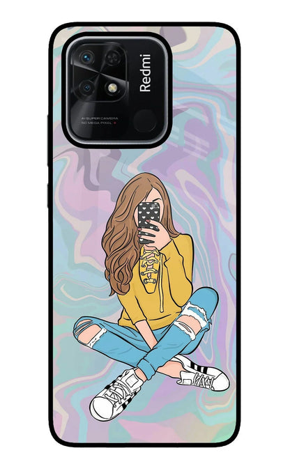 Selfie Girl Redmi 10/10 Power Back Cover