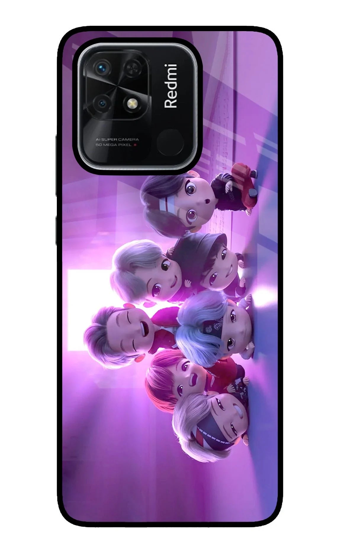 BTS Chibi Redmi 10/10 Power Back Cover