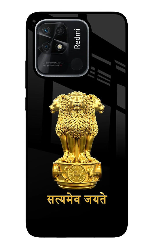 Satyamev Jayate Golden Redmi 10/10 Power Back Cover
