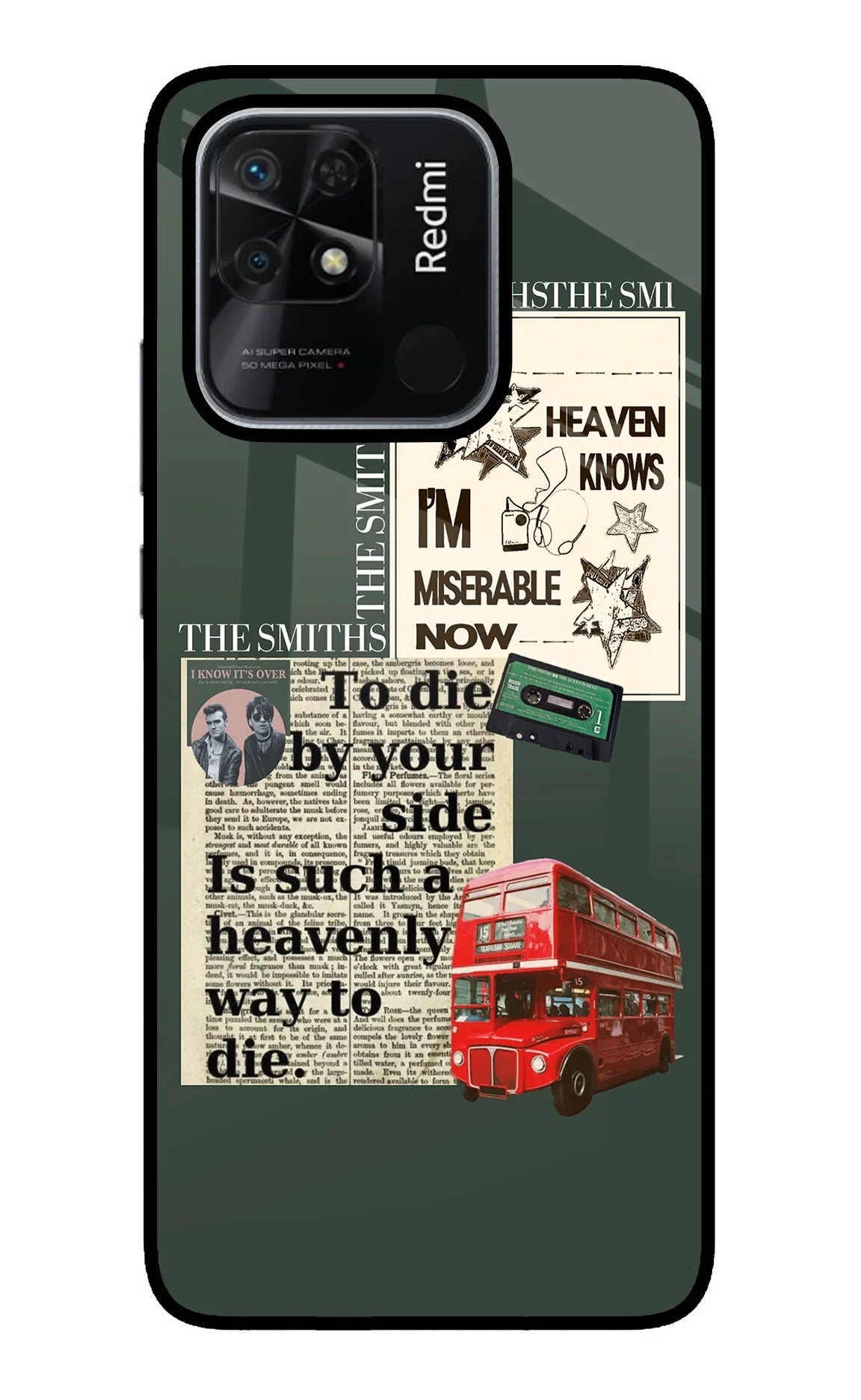 The Smiths Redmi 10/10 Power Glass Case