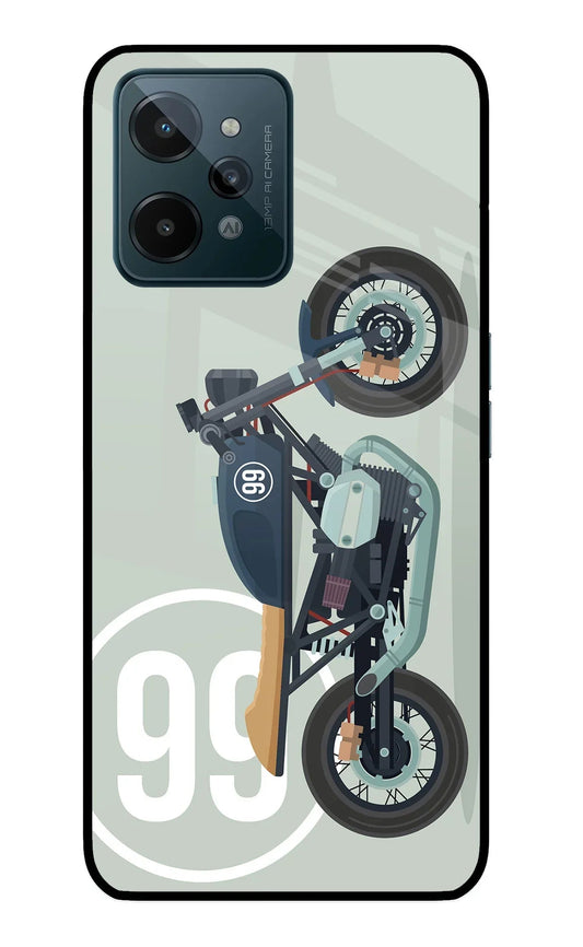 Classic Cafe Racer 99 Realme C31 Glass Case