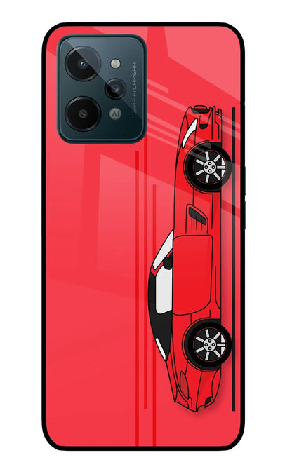 Red Velocity Realme C31 Back Cover