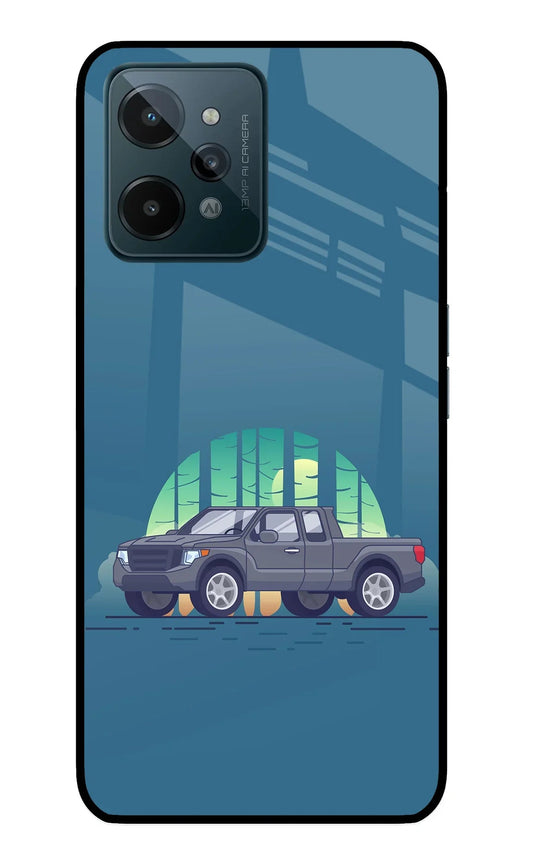 Retro Garage Vibe Realme C31 Back Cover