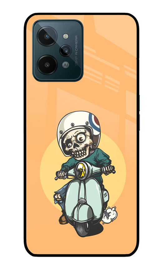 Undead Biker Realme C31 Glass Case