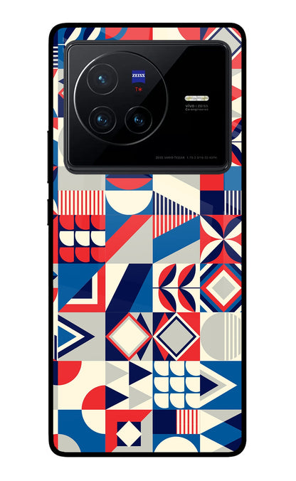 Colorful Pattern Vivo X80 Back Cover